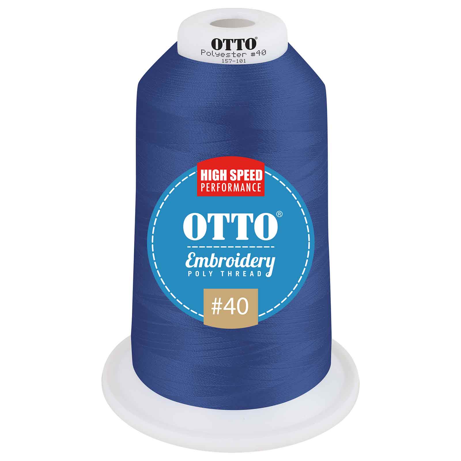 OTTO Embroidery Poly Thread #40 5,500 yd. King Cone 50