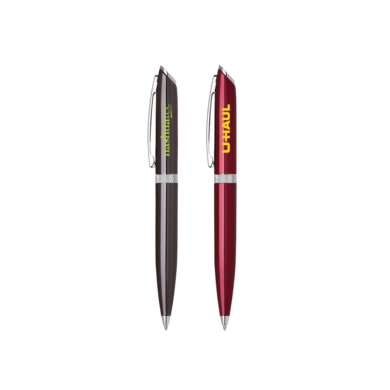 Aluminum Diamond Ballpoint Twist Metal Pen - Shiny 8