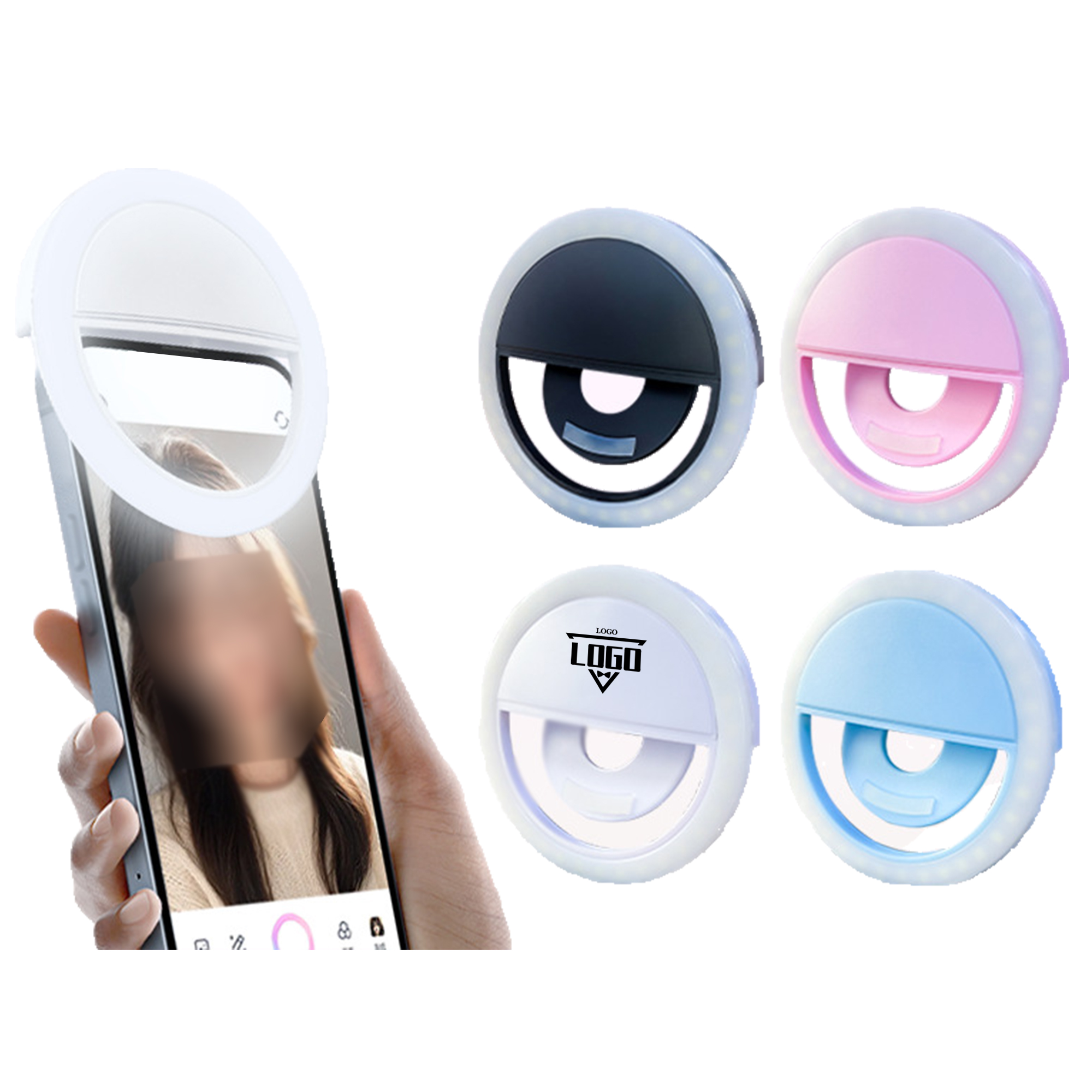 Portable Selfie Light Rechargeable LED 2