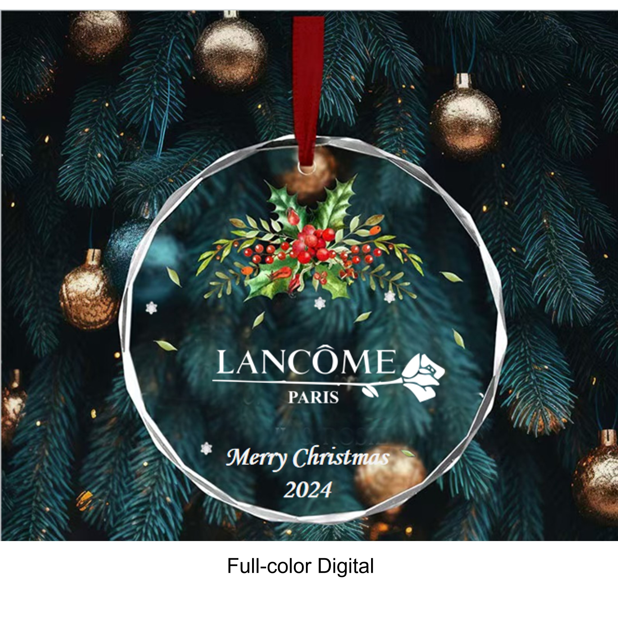 Extra Thick 3.15" Crystal Ornaments with Optional Gift Box 6