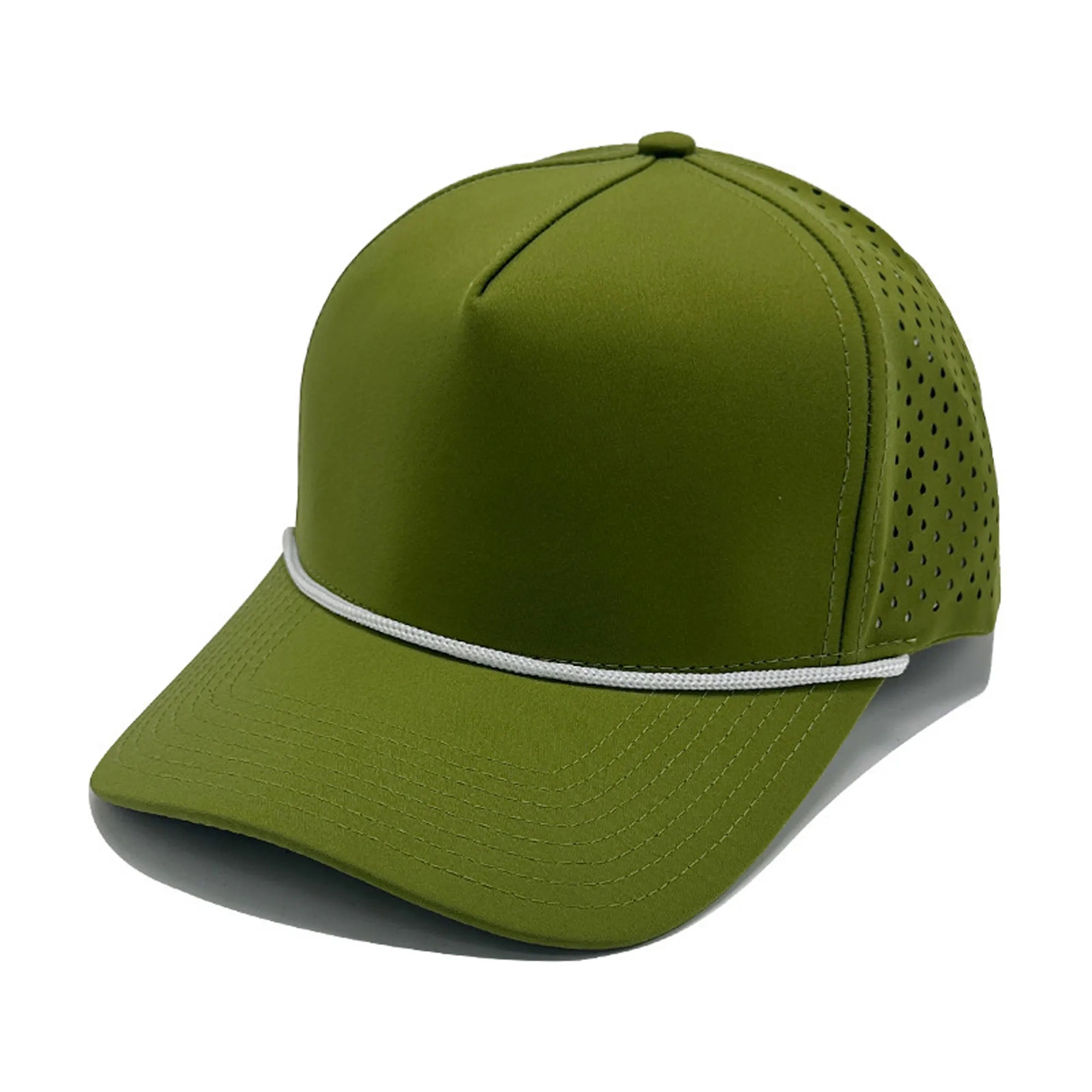 5 Panel Quick Dry Waterproof Baseball Cap With Cord 6