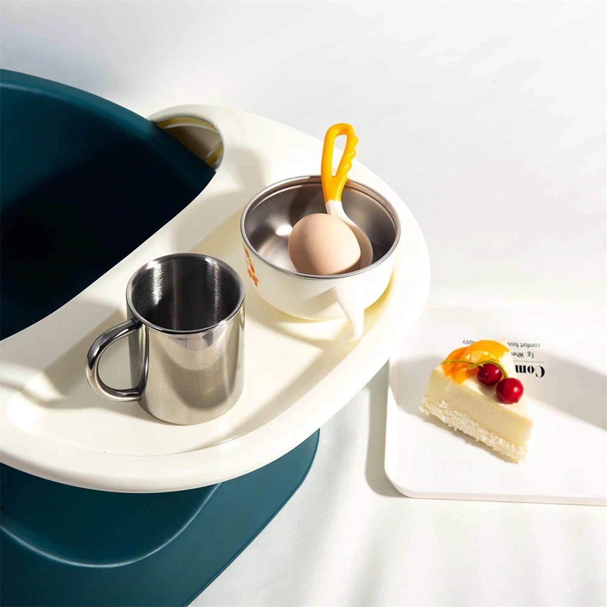 7.5Oz/220Ml Stainless Steel Mug With Handle 2