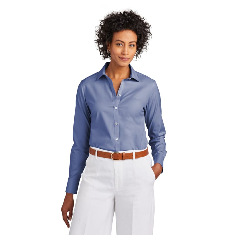 Brooks Brothers Women's Wrinkle-Free Stretch Pinpoint Shirt 3