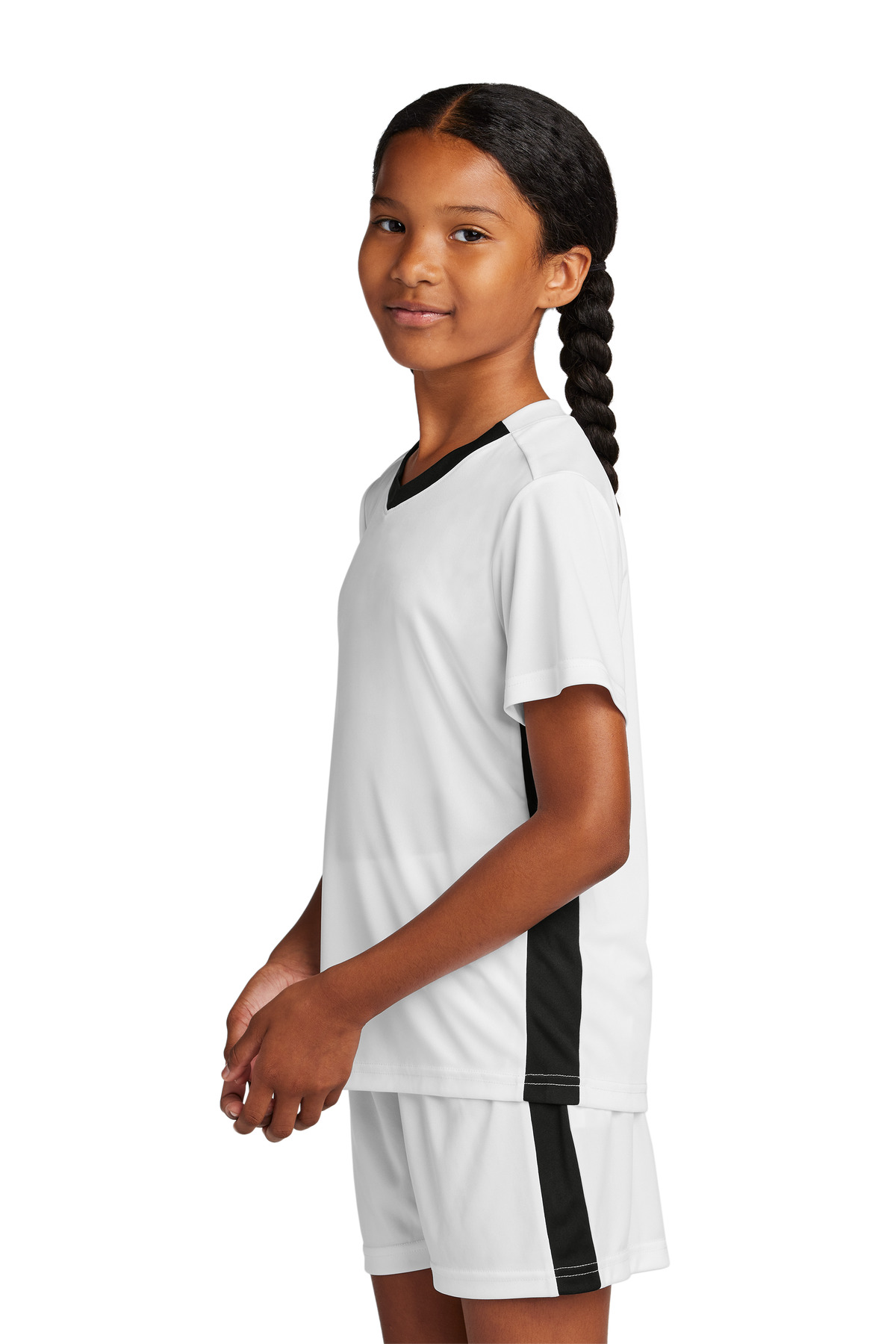 Sport-Tek Youth Competitor United V-Neck YST101 63