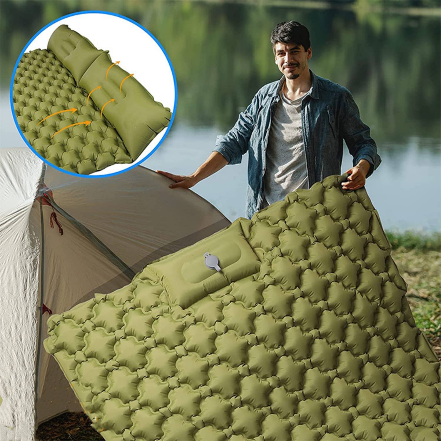 Double Camping Sleeping Pad 4