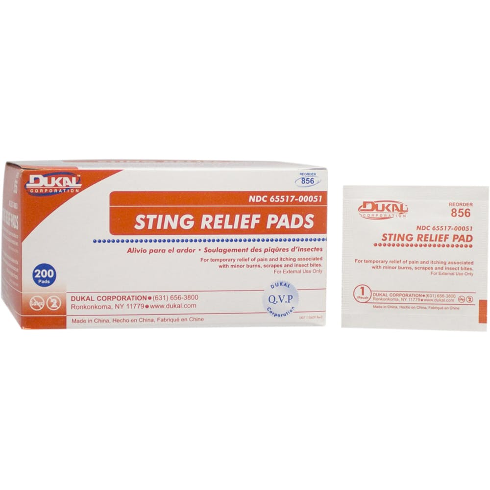 Sting Relief Pads - 200 Pack Medium 2-Ply 1