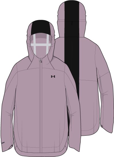 Women's UA Storm Impasse Rain 2.0 Jacket  6