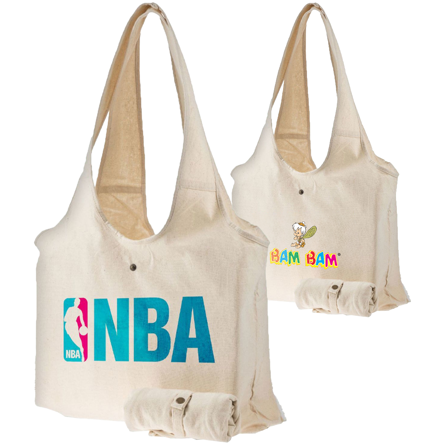 Foldable Cotton Canvas Sling Bag 2