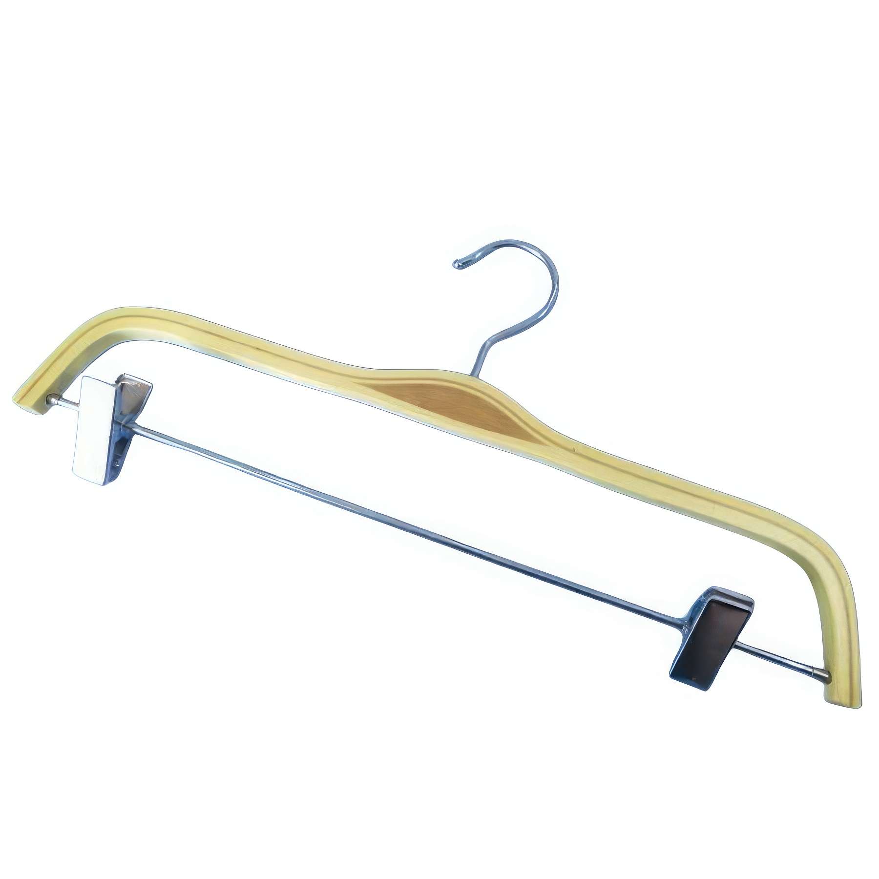 Solid Birch Wood Suit Clothes Wardrobe Closet Hanger 2
