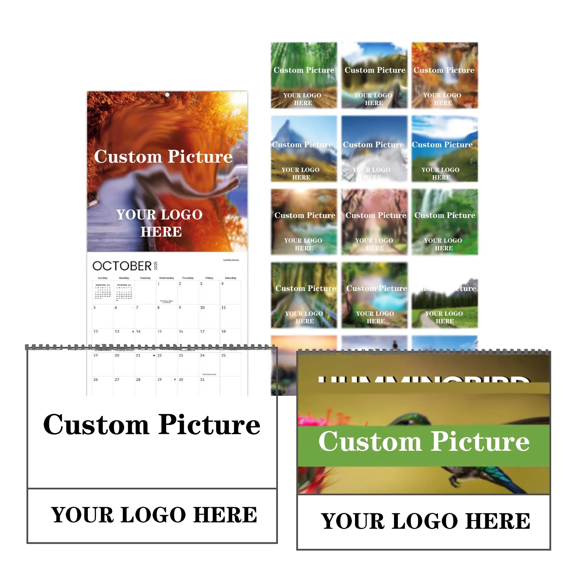 Full Color Custom Wall Calendar 3
