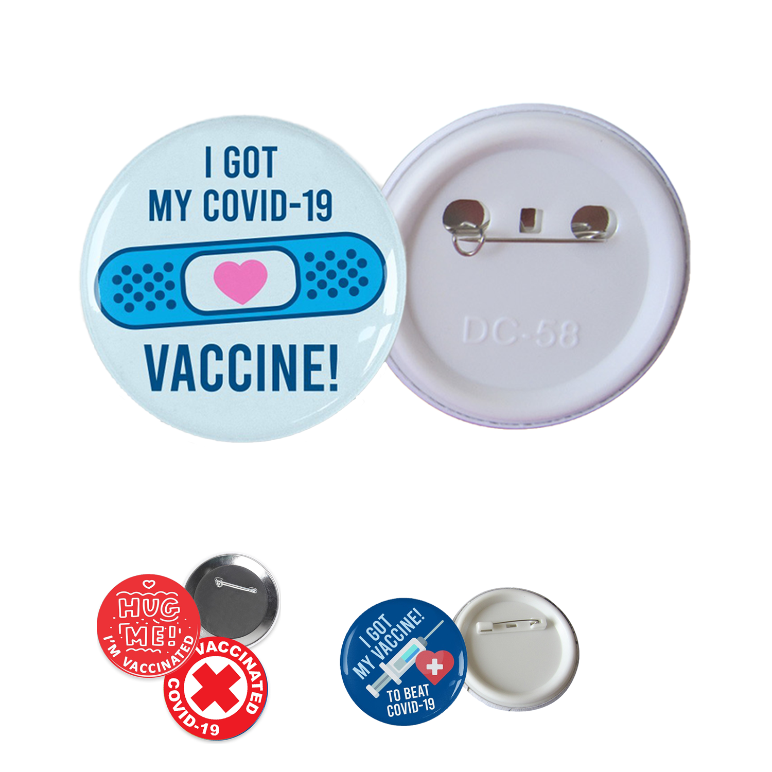 I'm Vaccinated Lapel Pin 2
