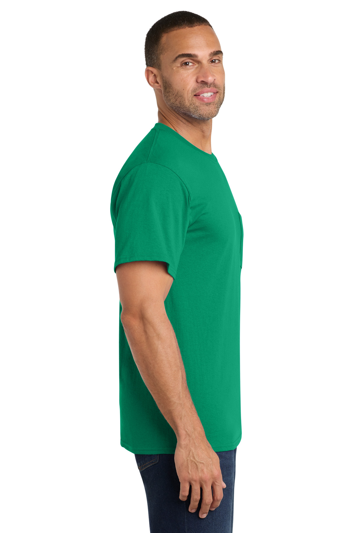 Port & Co Core Cotton Pocket Tee. PC54P 7