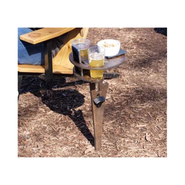 Outdoor Wine Table - Glass Rack 7