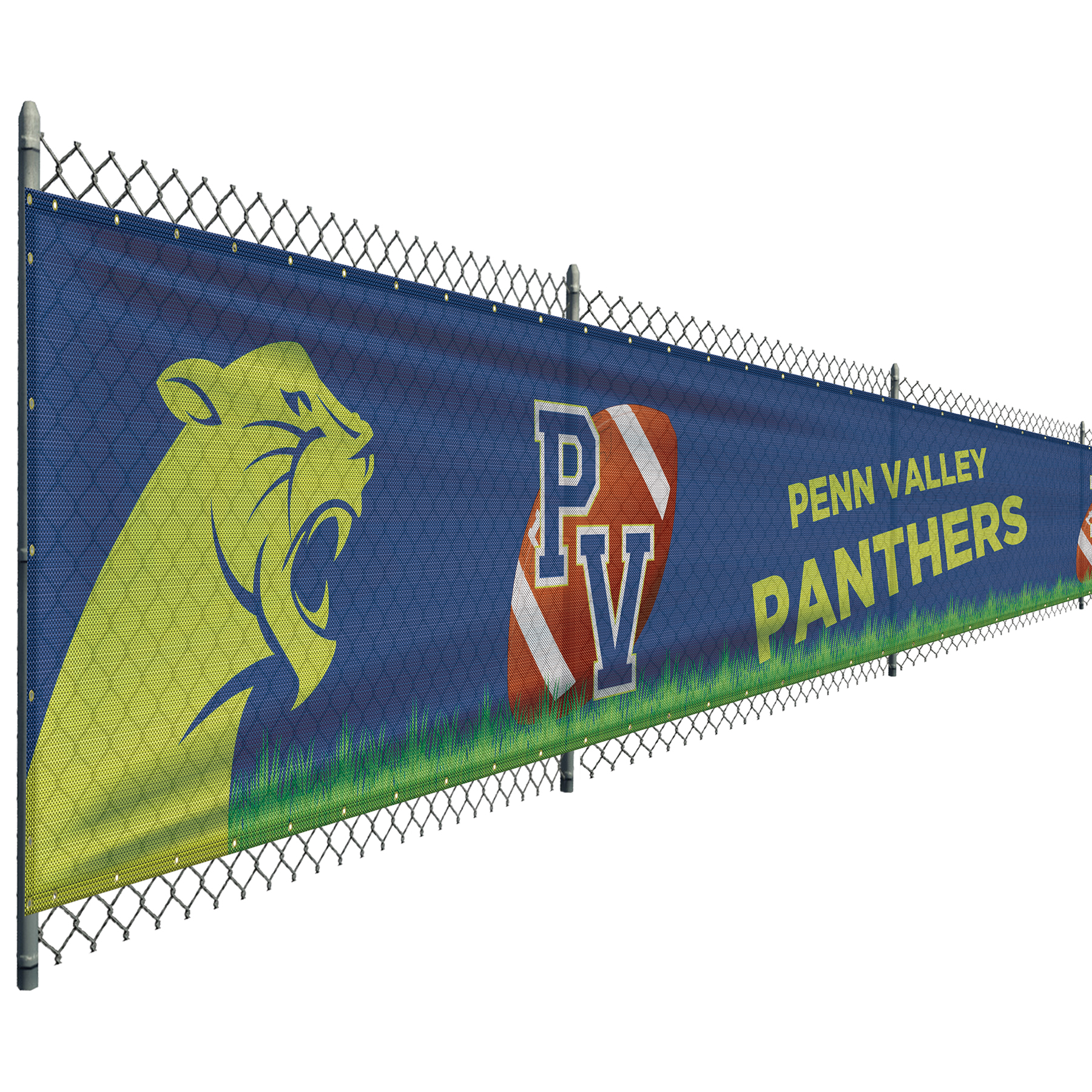 5' x 48' Premium Polyester Mesh Banner 14
