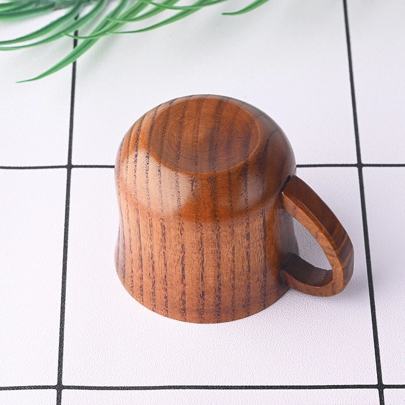 5 oz Jujube-Wood Coffee Mug Desk Cup With Handle, custom stadium cup with logo imprint 4