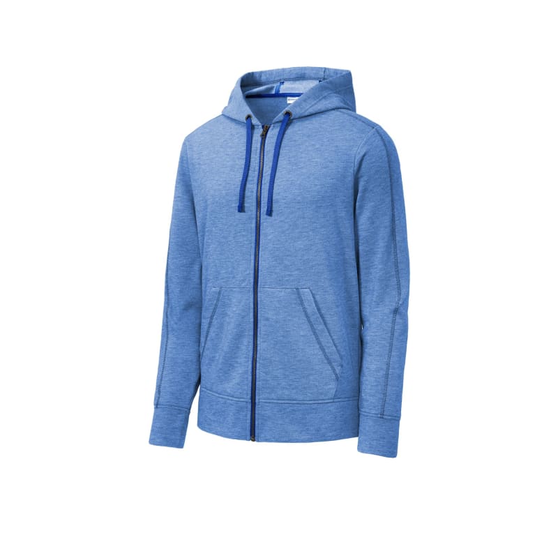 Sport-Tek PosiCharge Tri-Blend Wicking Fleece Full-Zip Hooded Jacket 4