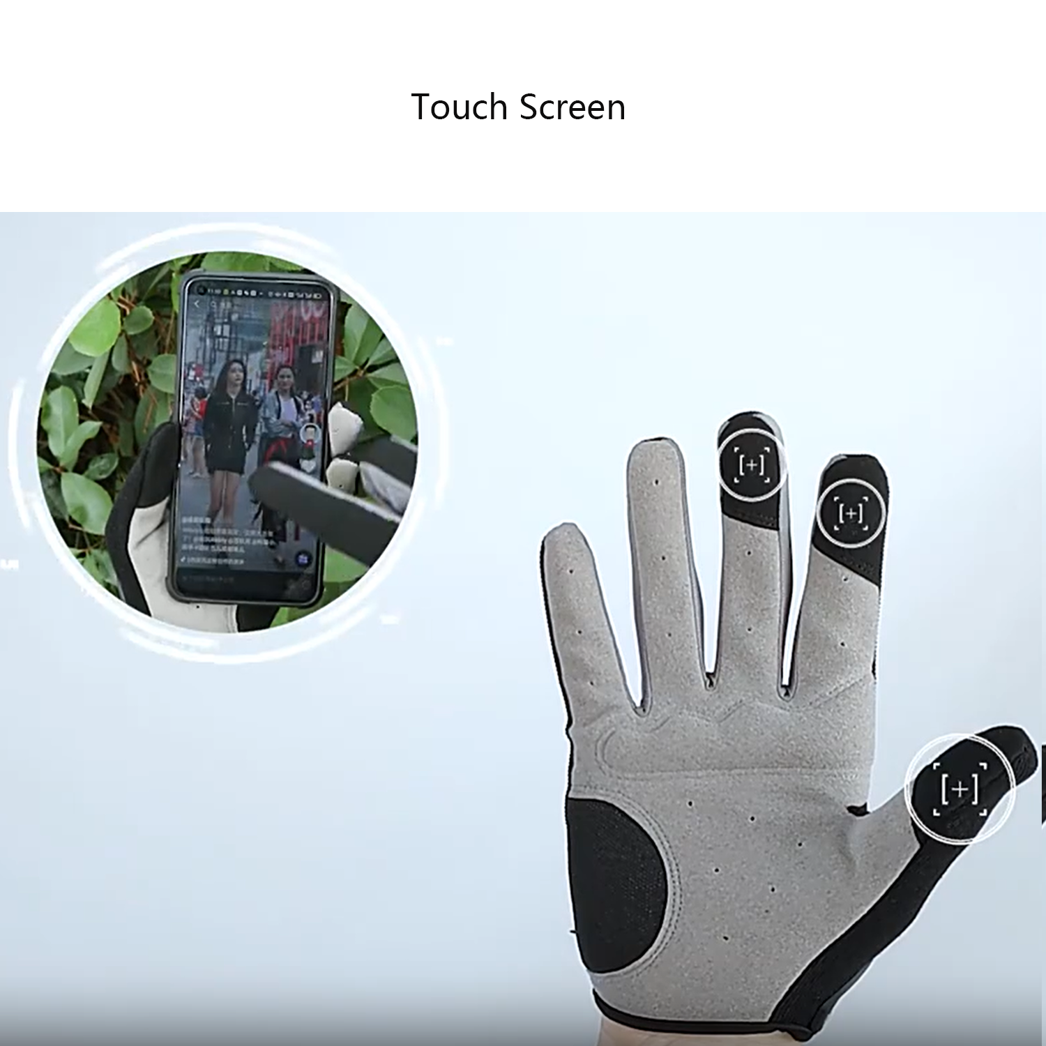 Ergonomic design Shock-Absorbing Touch Screen Cycle Gloves 5