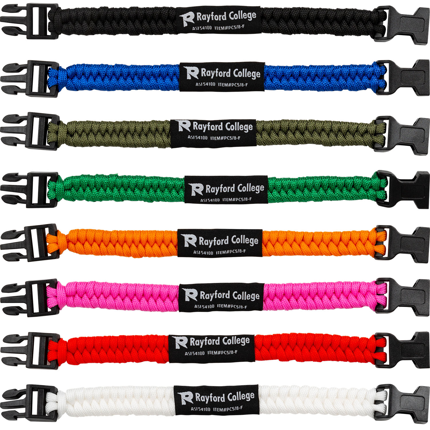 Paracord Survival Bracelet, custom sports ball with logo imprint 2