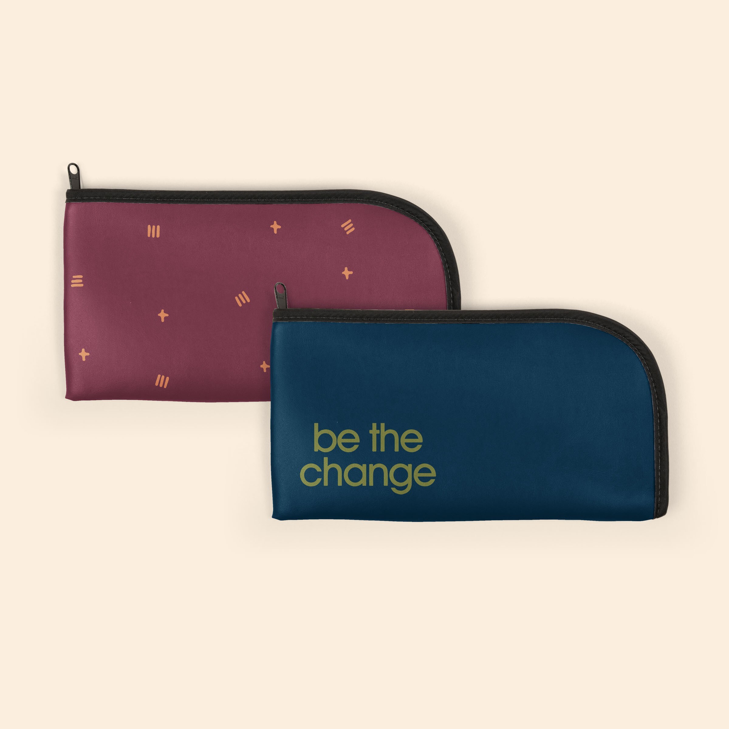 CURVED ZIPPER BAG EV 10.5X5.5