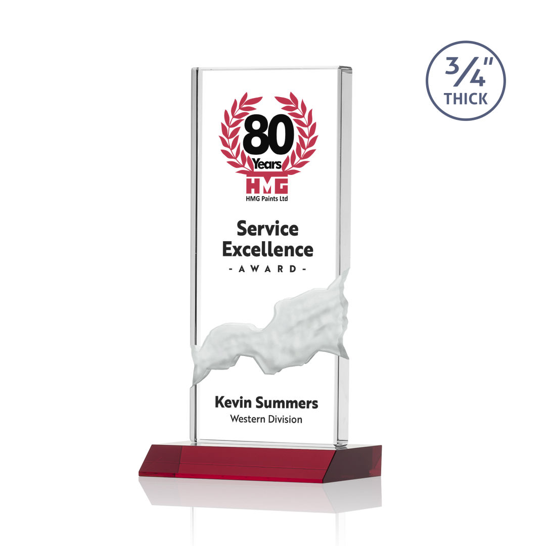Poole VividPrint™ Award - Red 6