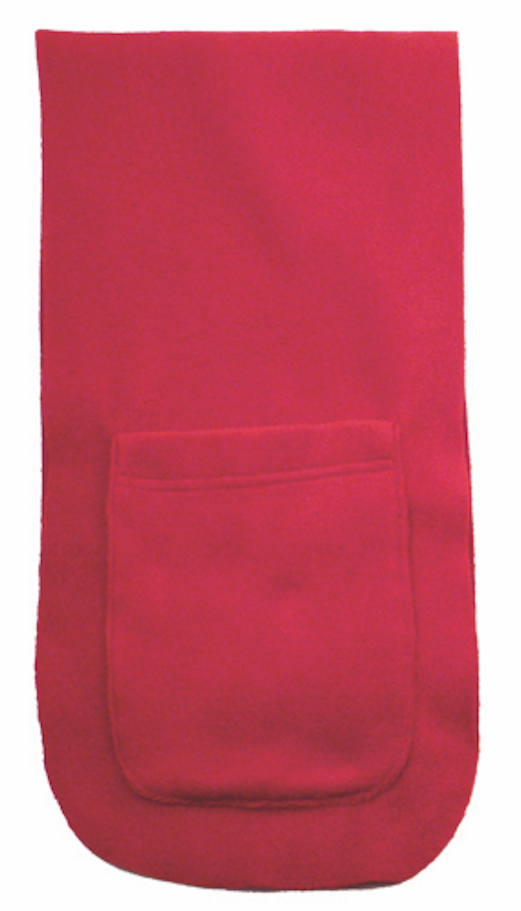 Fleece Scarf w/Pockets 2