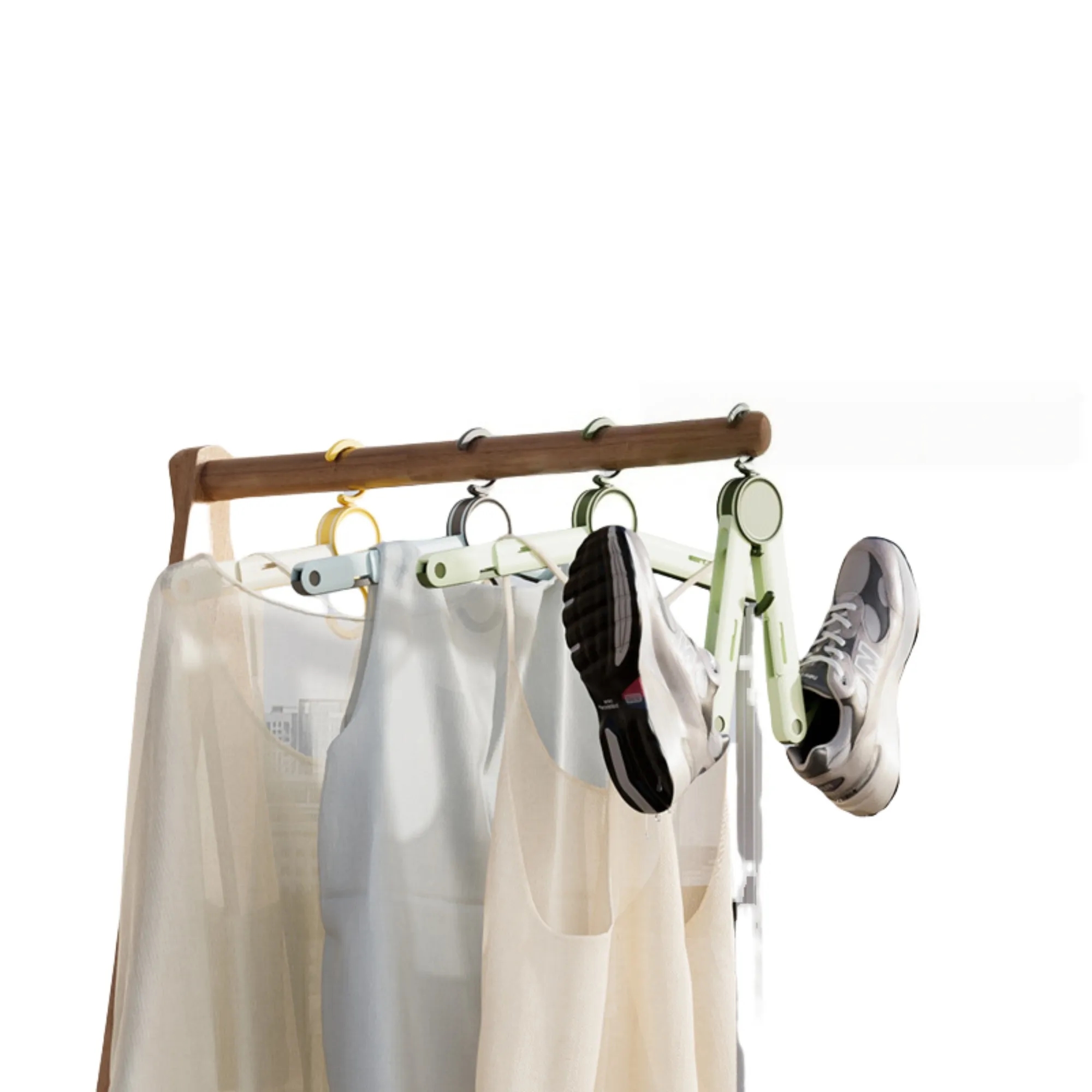 Multi Purpose Folding Clothes Hanger 3