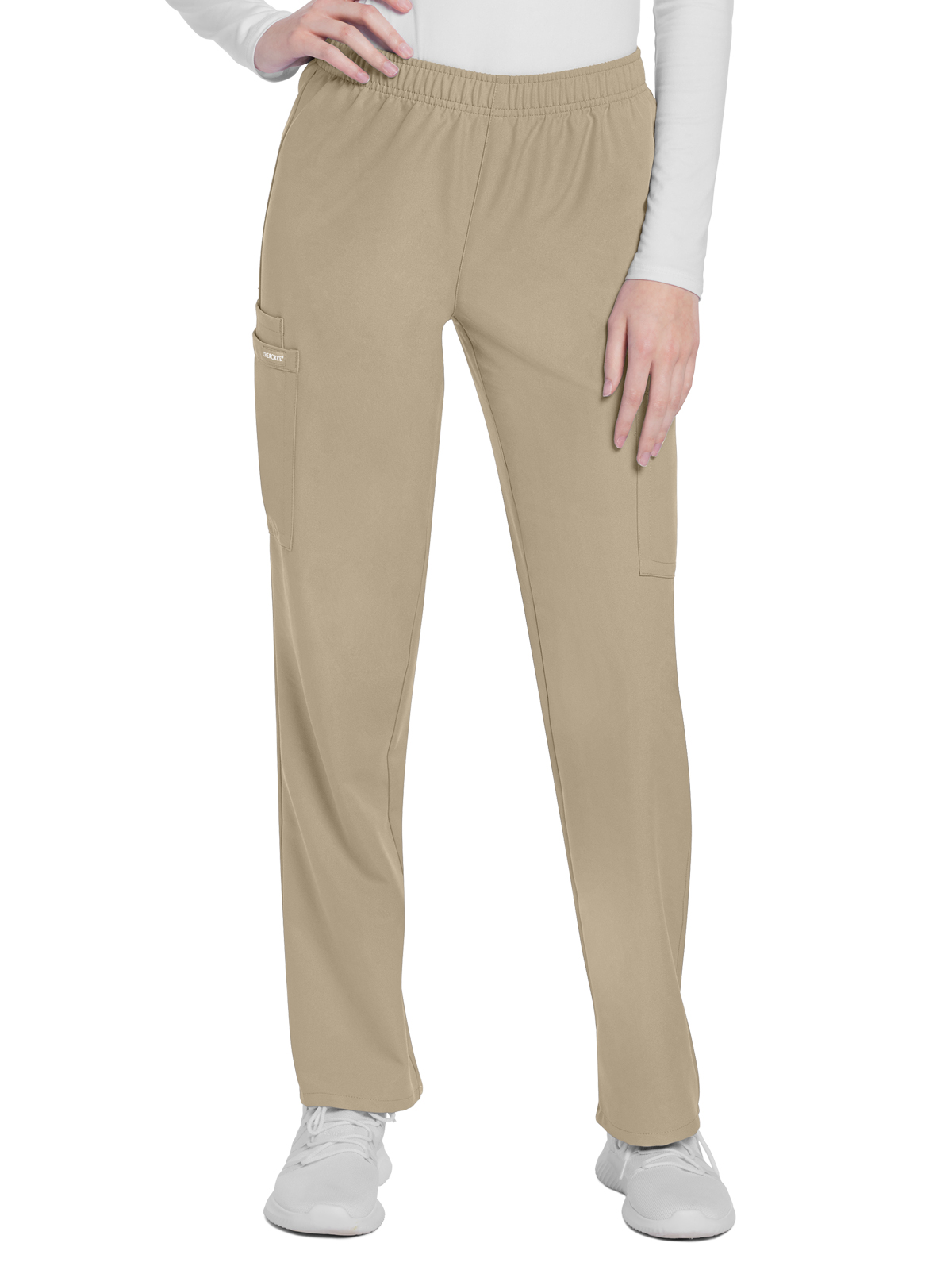 Cherokee - WW Originals Ultra - Women's 3-Pocket Mid Rise Cargo Pant 6