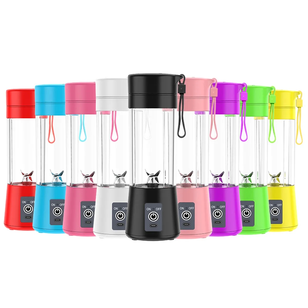 13 Oz. Portable Juice Blender Rechargeable Shakes Smoothies 5