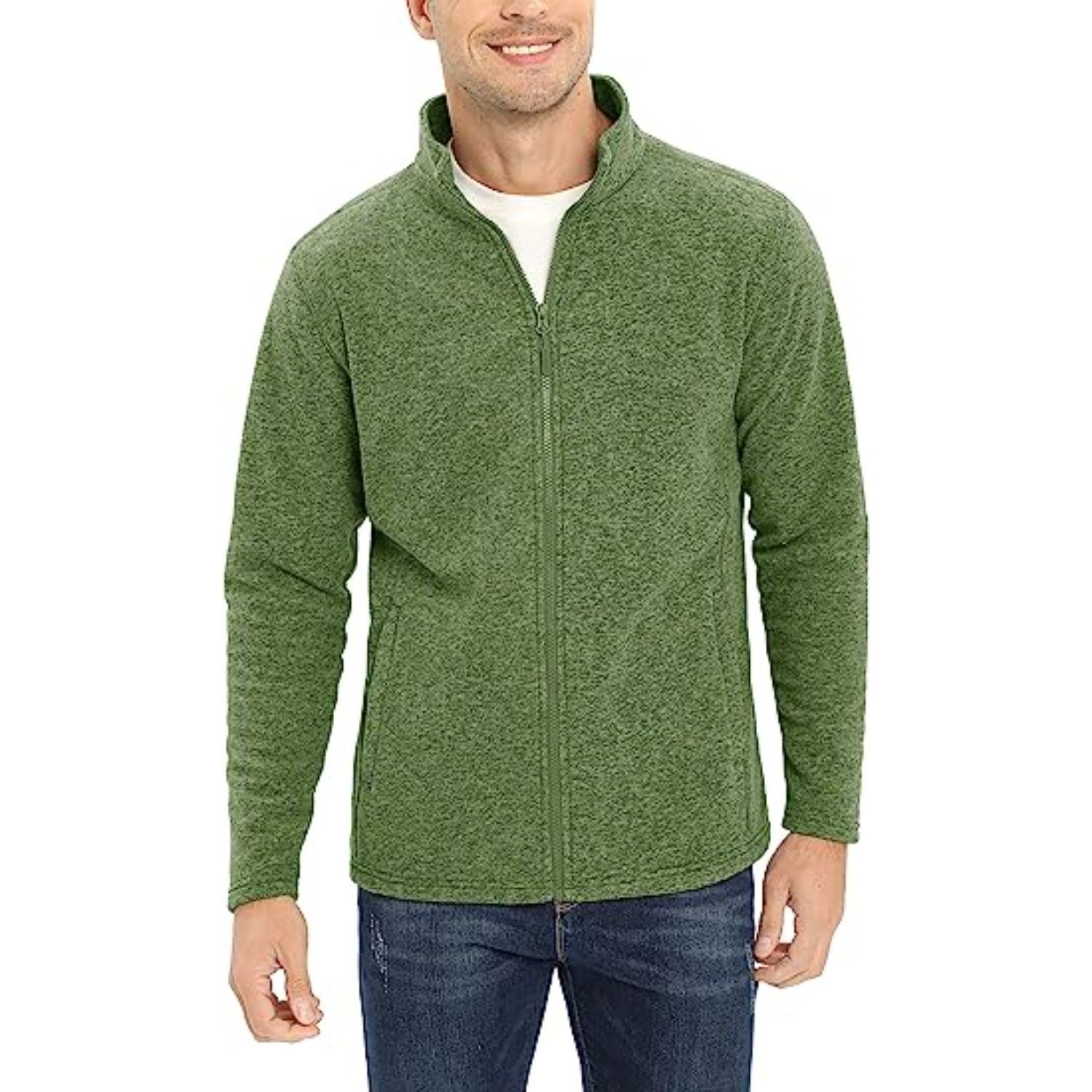 REPREVE® - Men's rPET Full Zip Fleece Jacket w/ Antibacterial