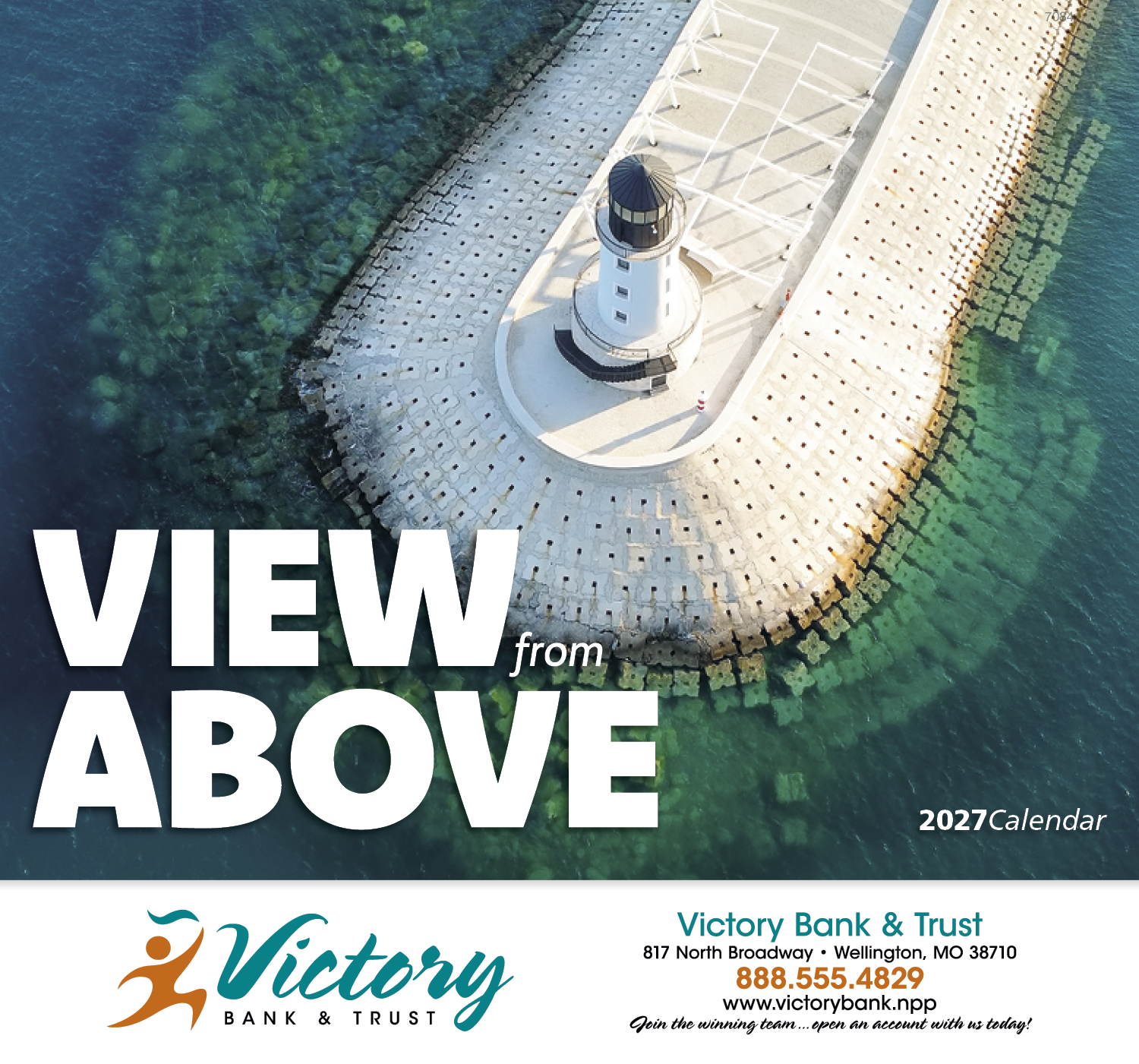 Good Value™ View from Above - Stapled Calendar 30