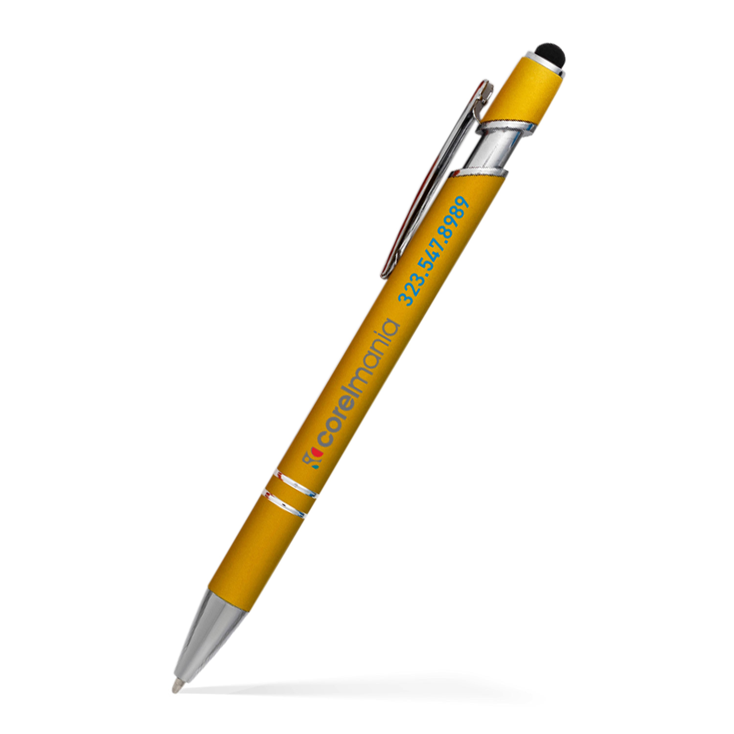 Alexandria Stylus Satin Soft Touch Click Metal Pen 35