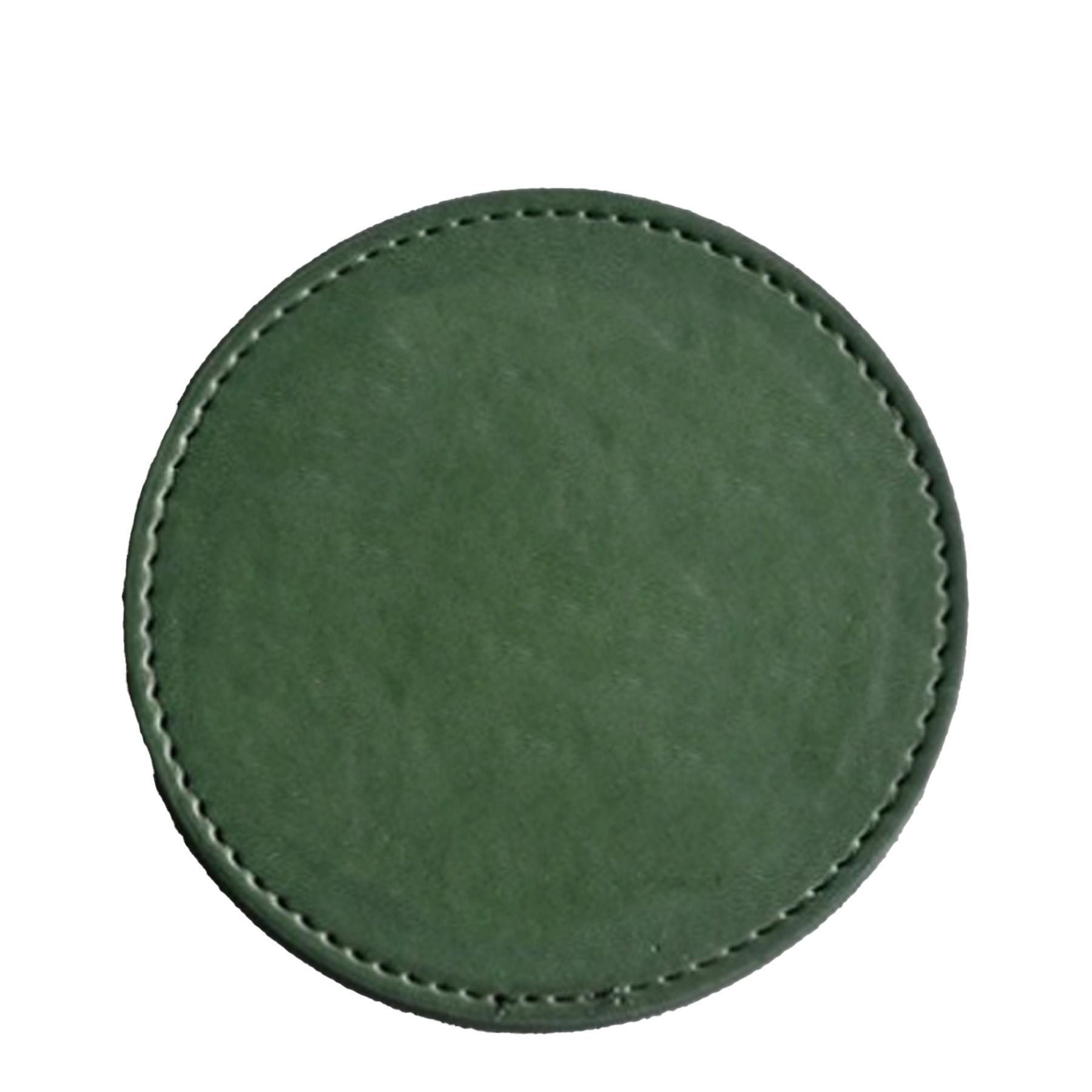 Classic Circular Leather Coaster 3