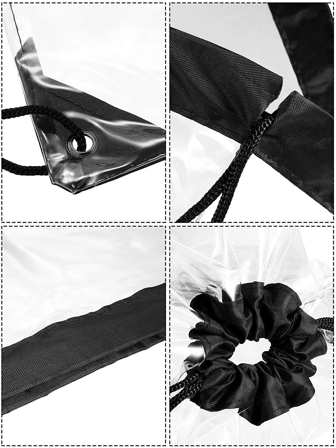 Drawstring Backpack Clear Stadium String Bag 4