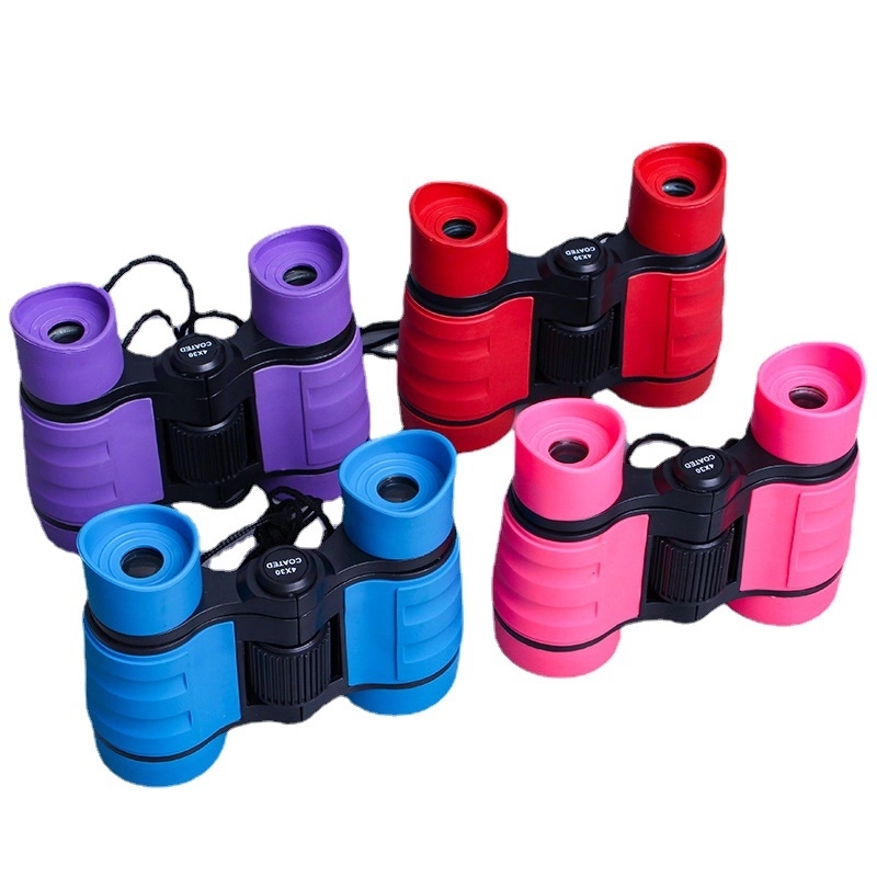 Children Telescope 4X Binoculars Focus Adjustable Glass Lens 1