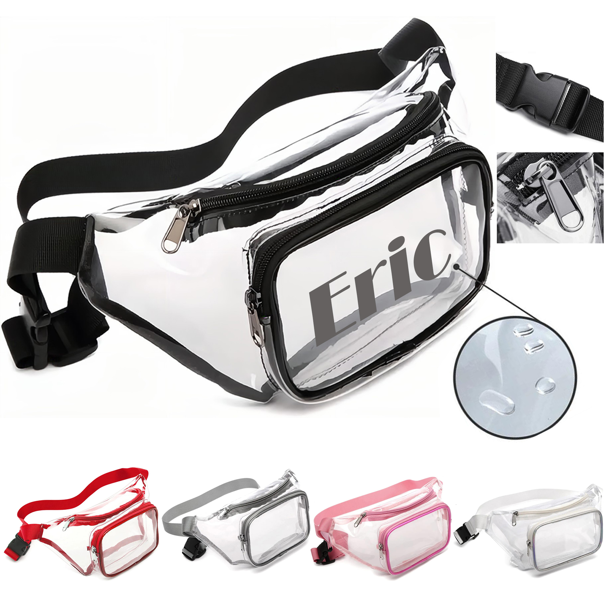 PVC Waist Bag Transparent 2