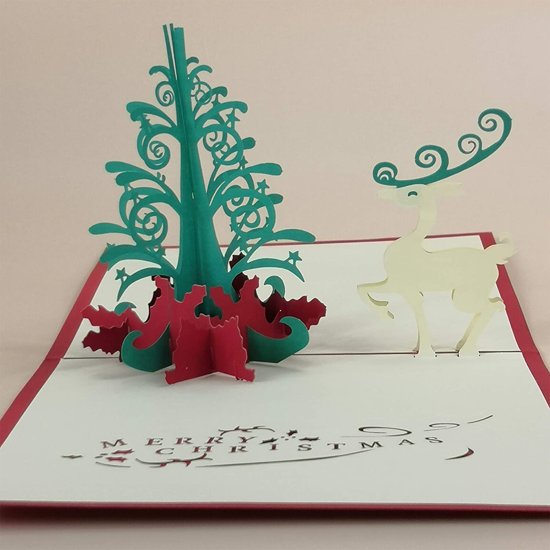 3D Pop Up Christmas Card 1