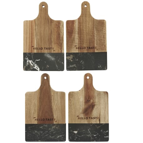 Black Marble and Wood Cutting Board 58