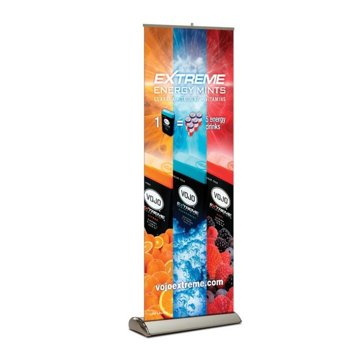 Retractable Banner Stand Kit, Premium Base with Premium Film Graphic, 33" x 80" 6