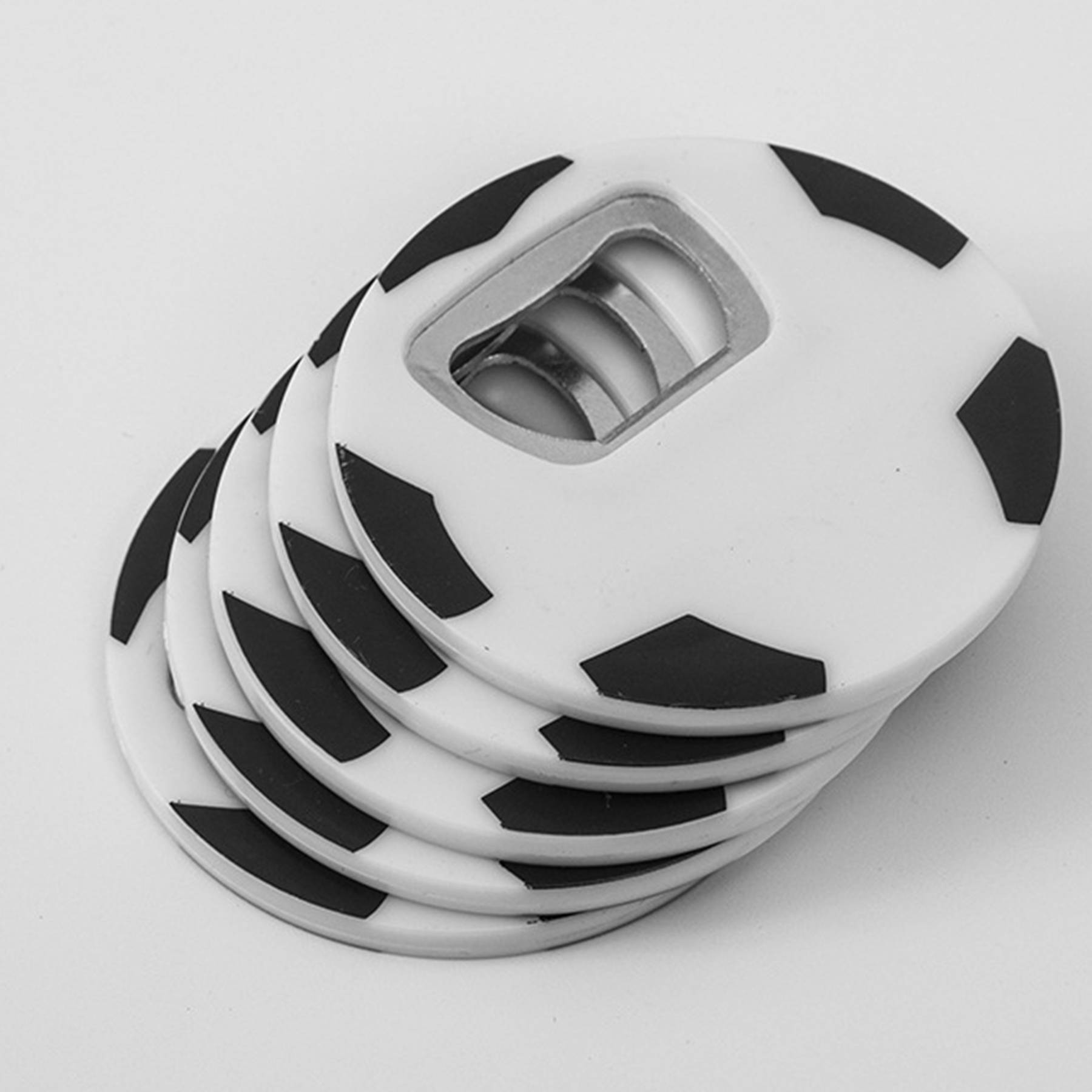 Stainless Steel Football corkscrew magnet bottle opener 6