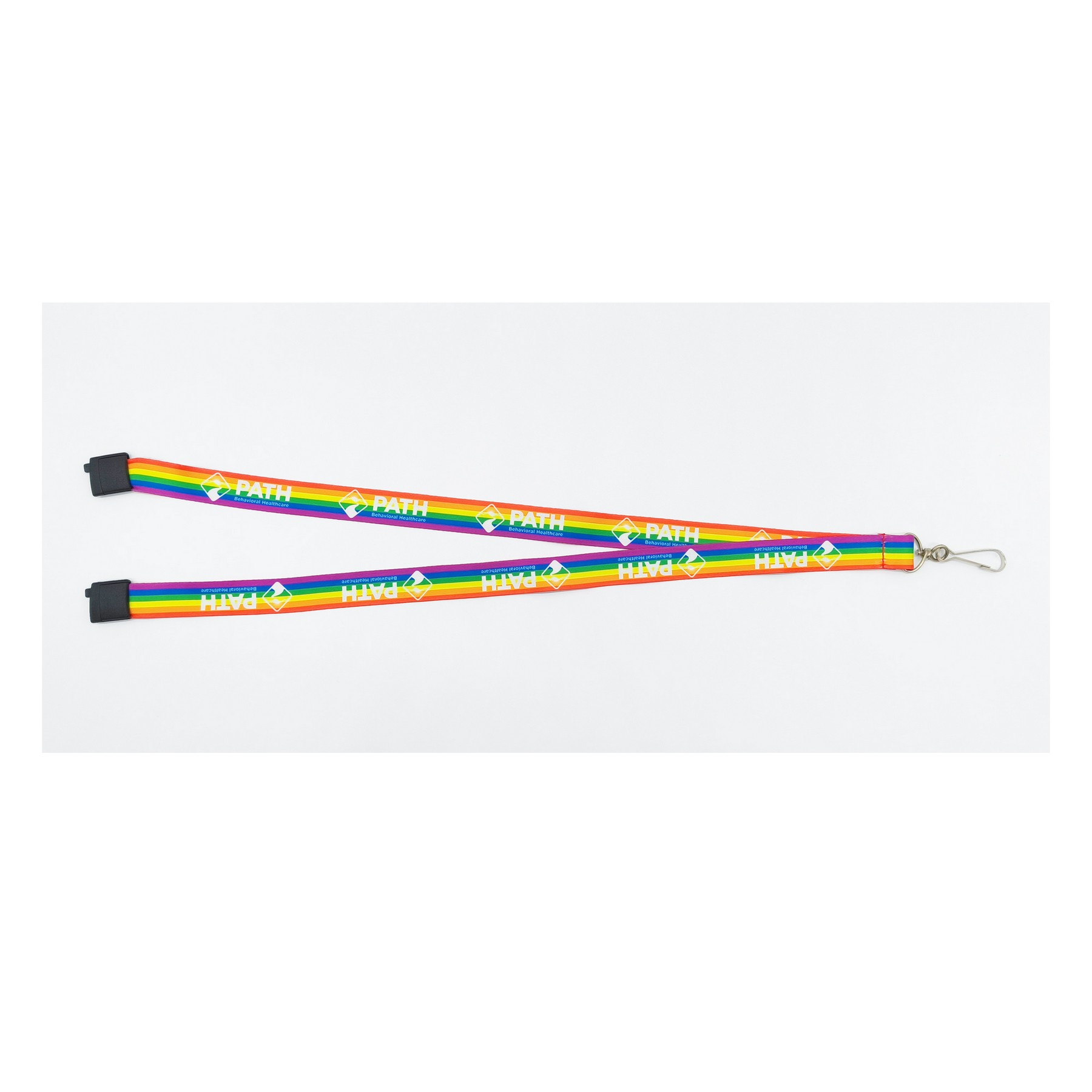 Customized Rainbow Style Lanyards 1