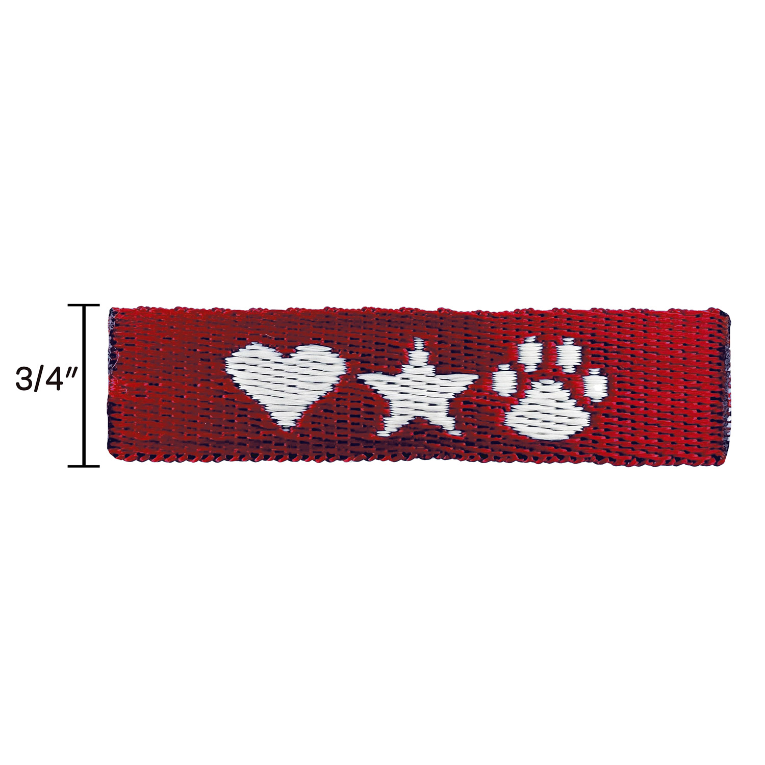 3/4" Woven Wristband - "Select" Weave 4