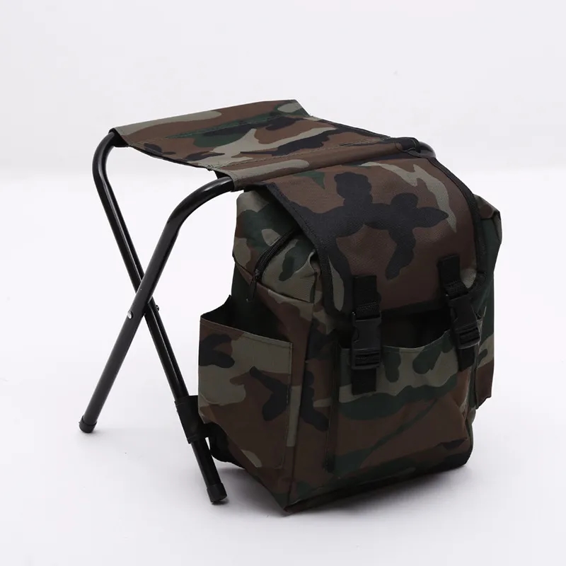 Outdoor Camouflage Folding Large-Capacity Sketch Chair 4