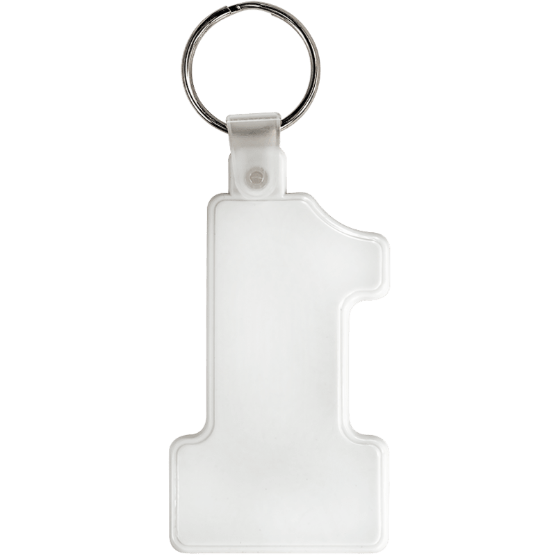 Number One Soft Plastic Keychains 10