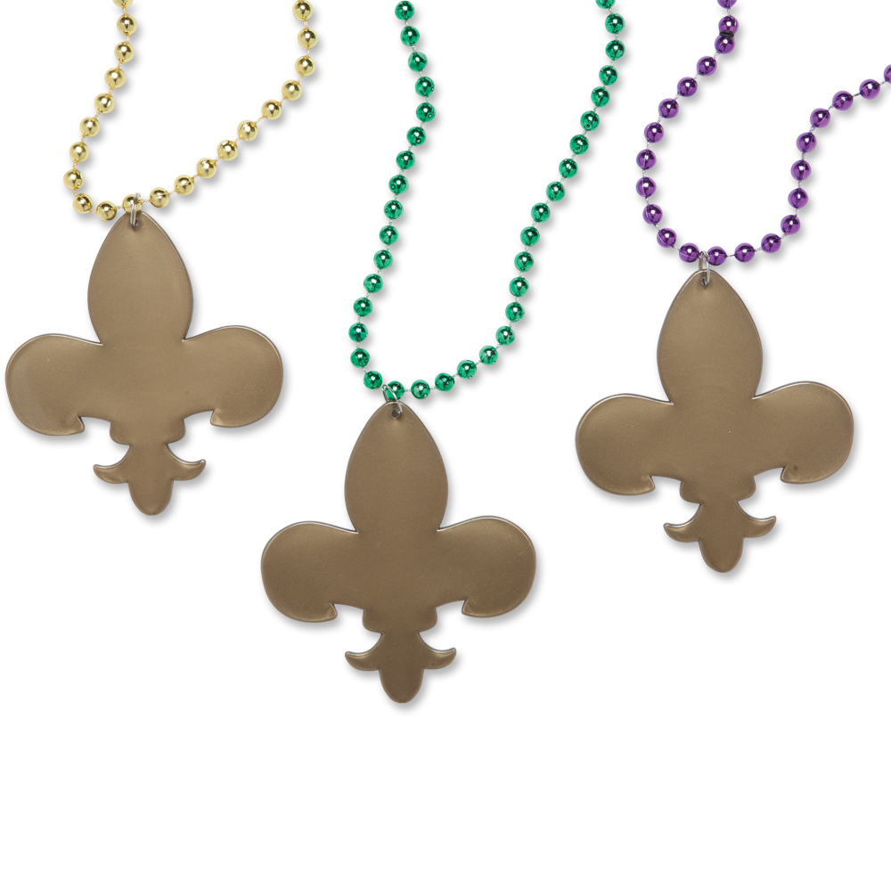 Fleur-de-Lis Medallion Beads 3
