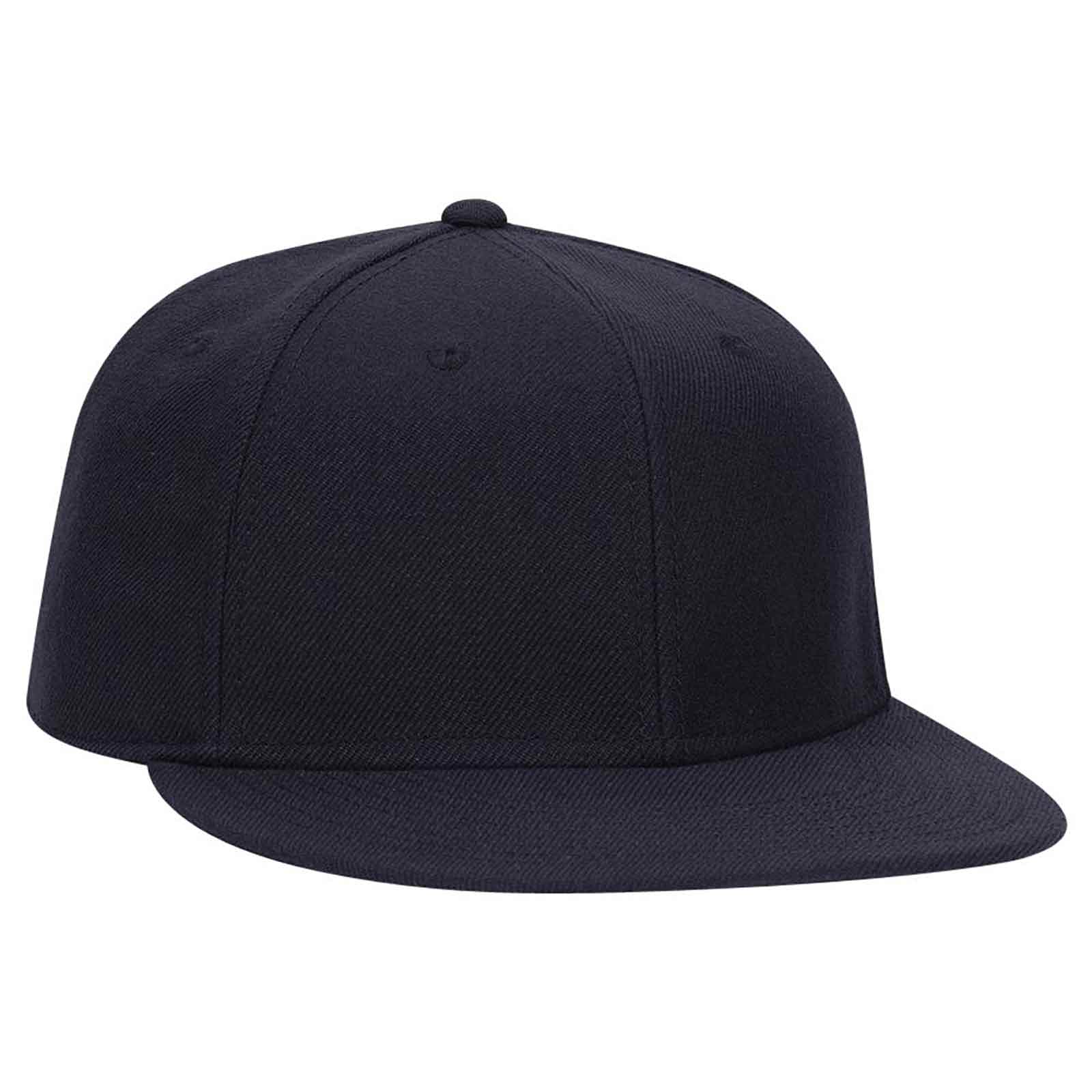 OTTO CAP® OTTO FIT® 6 Panel Pro Profile Flat Visor Baseball Cap 34