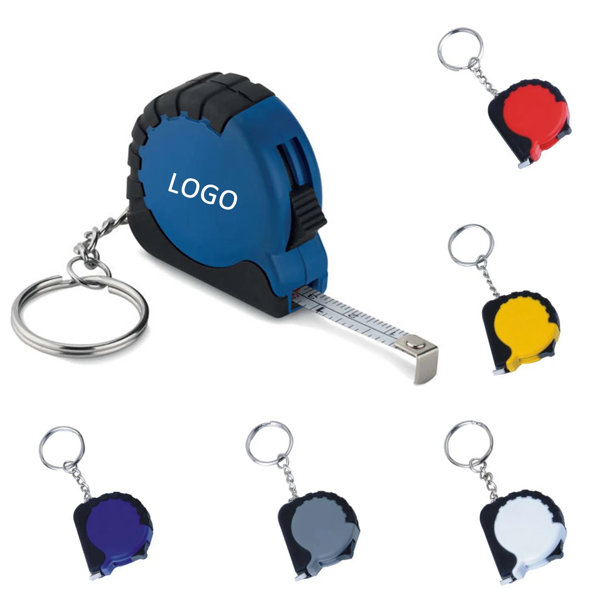 MOQ 100pcs Mini Tape Measure Keychain 5