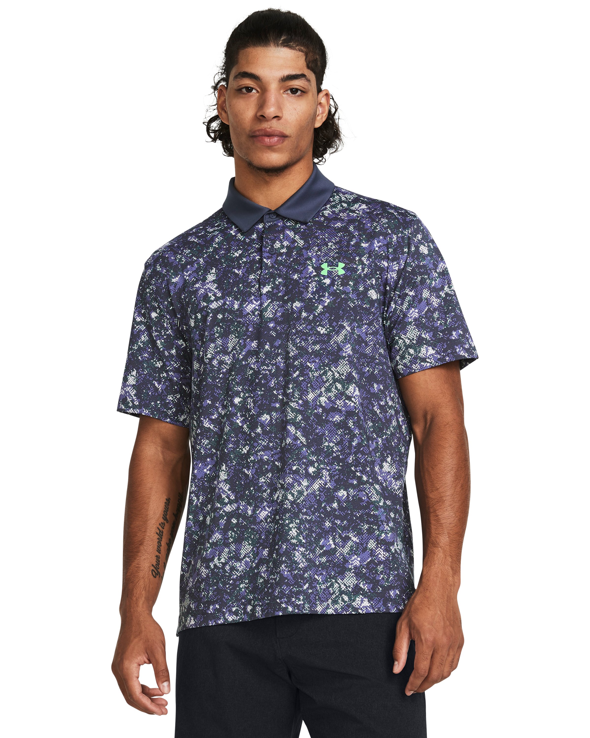UA Tee To Green Printed Men's Polo 6