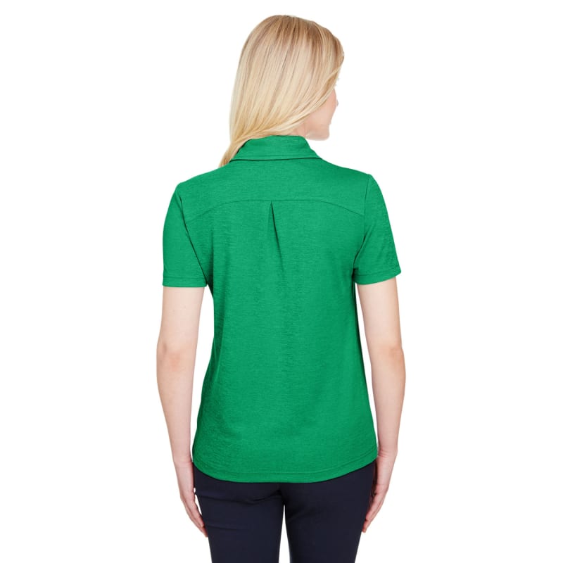 Devon & Jones CrownLux Performance™ Ladies' Address Melange Polo 3