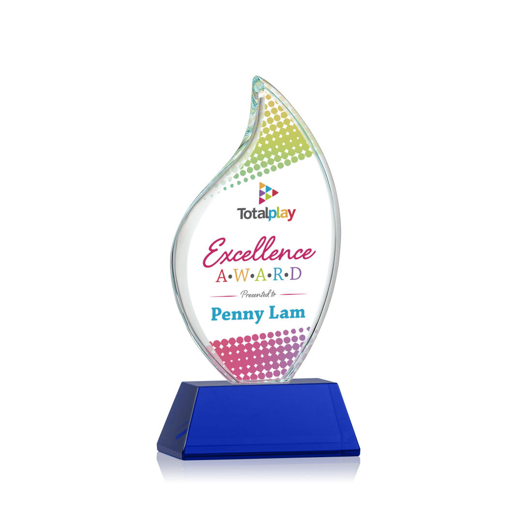 Odessy Flame Vividprint™ Award on Newhaven - Blue 2