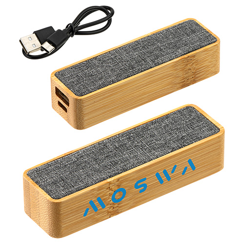 FSC® Bamboo/RPET 2000mAh Mini Power Bank 4